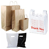 Plastic, Shopping and Handled Bags