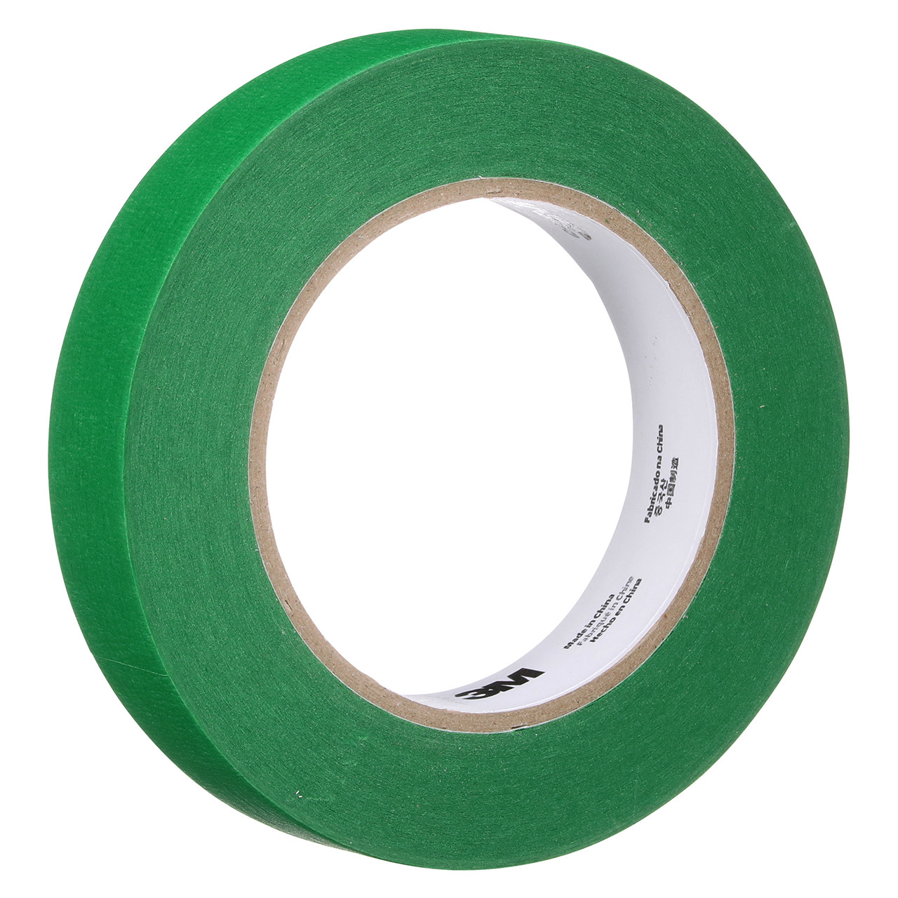 3M™ UV Resistant Green Masking Tape, 24 mm x 55 m, 48 Rolls/case