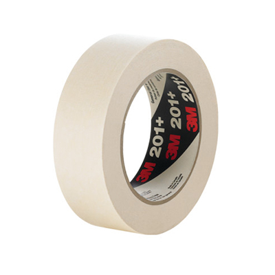 3M™ 201+ General Use Masking Tape, Tan, 4.4 mil