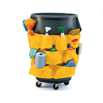 BRUTE® Container Caddy Bag - Yellow, 6/Case