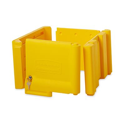 Rubbermaid® Janitor Cart Locking Cabinet - Yellow