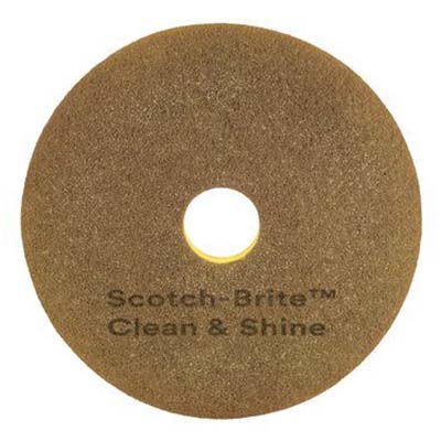 3M™ Scotch-Brite™ Clean & Shine Pad - 14", Double-Sided 5/Case
