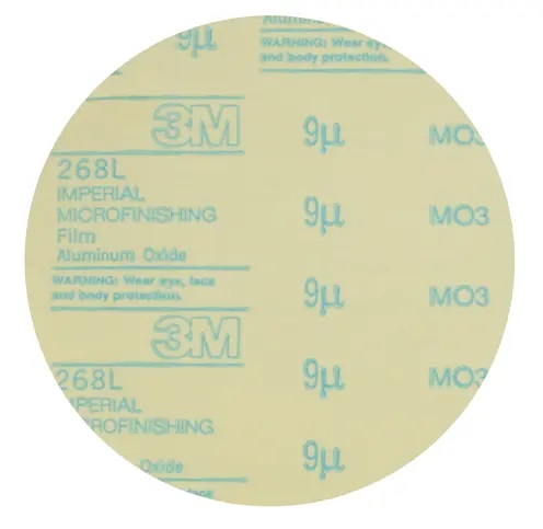 3M™ Microfinishing PSA Film Disc 268L 40 Mic 8 in x NH 200/case