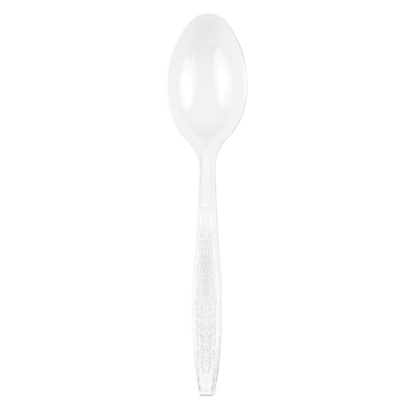 Heavy Weight Polystyrene Bulk Clear Teaspoon 1000