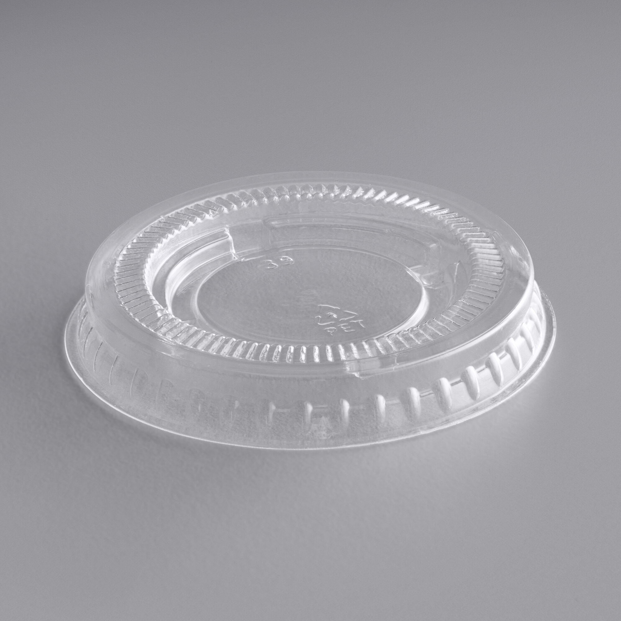 Choice 1 oz. Clear Plastic Souffle Cup / Portion Cup - 2500/Case