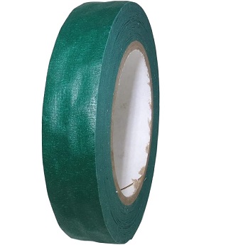 CPM-60 1" x 60yd Dark Green Colored Masking Tape 48/case