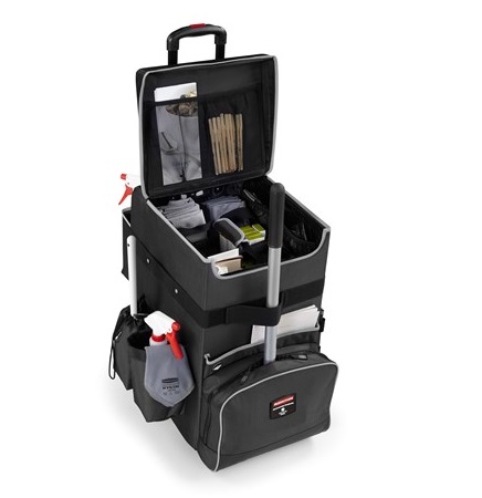 Rubbermaid Commercial Products 26 in. W x 38 in. D x 28.13 in. H Black 8  cu. ft. Cube Truck RCP4608BLA - The Home Depot