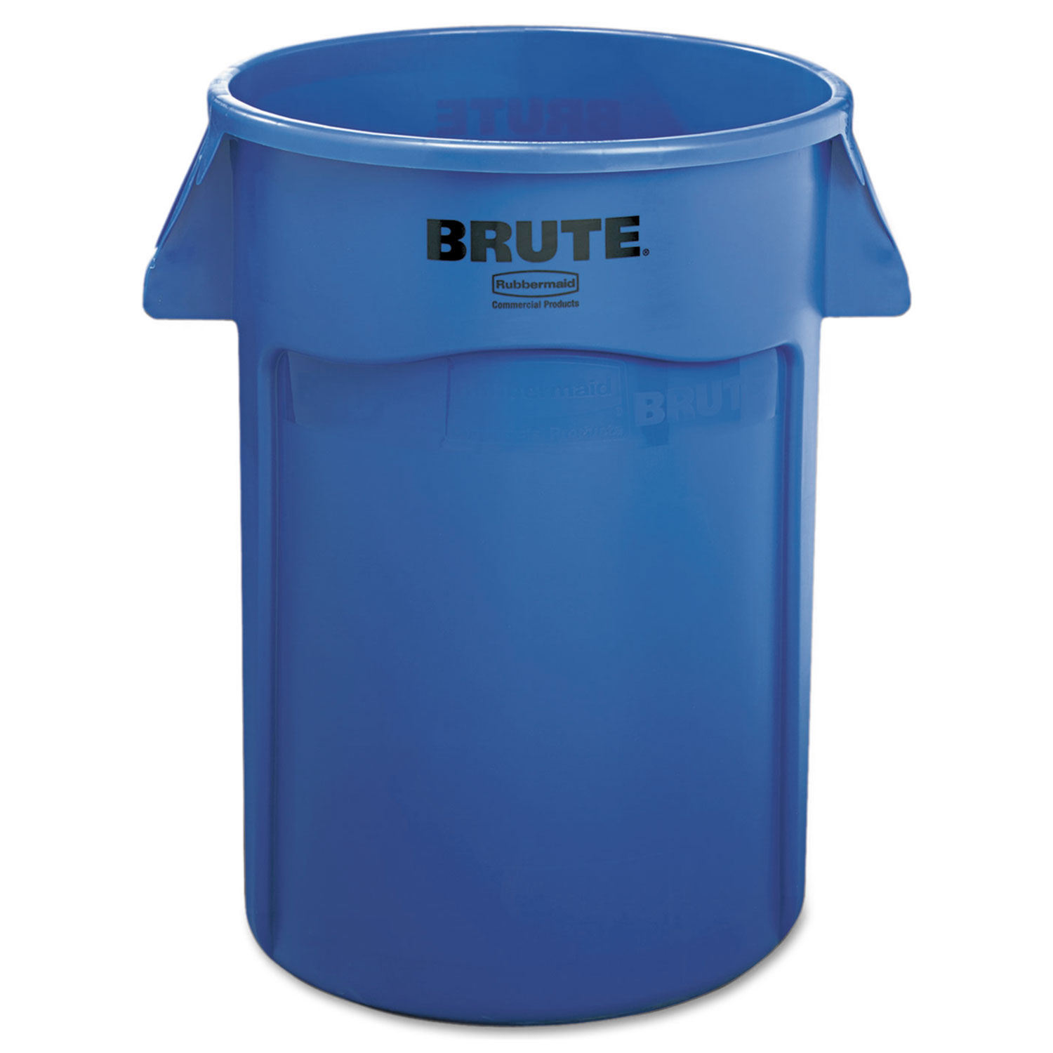 Rubbermaid 2643 Brute Blue 44 Gallon Vented Trash Can