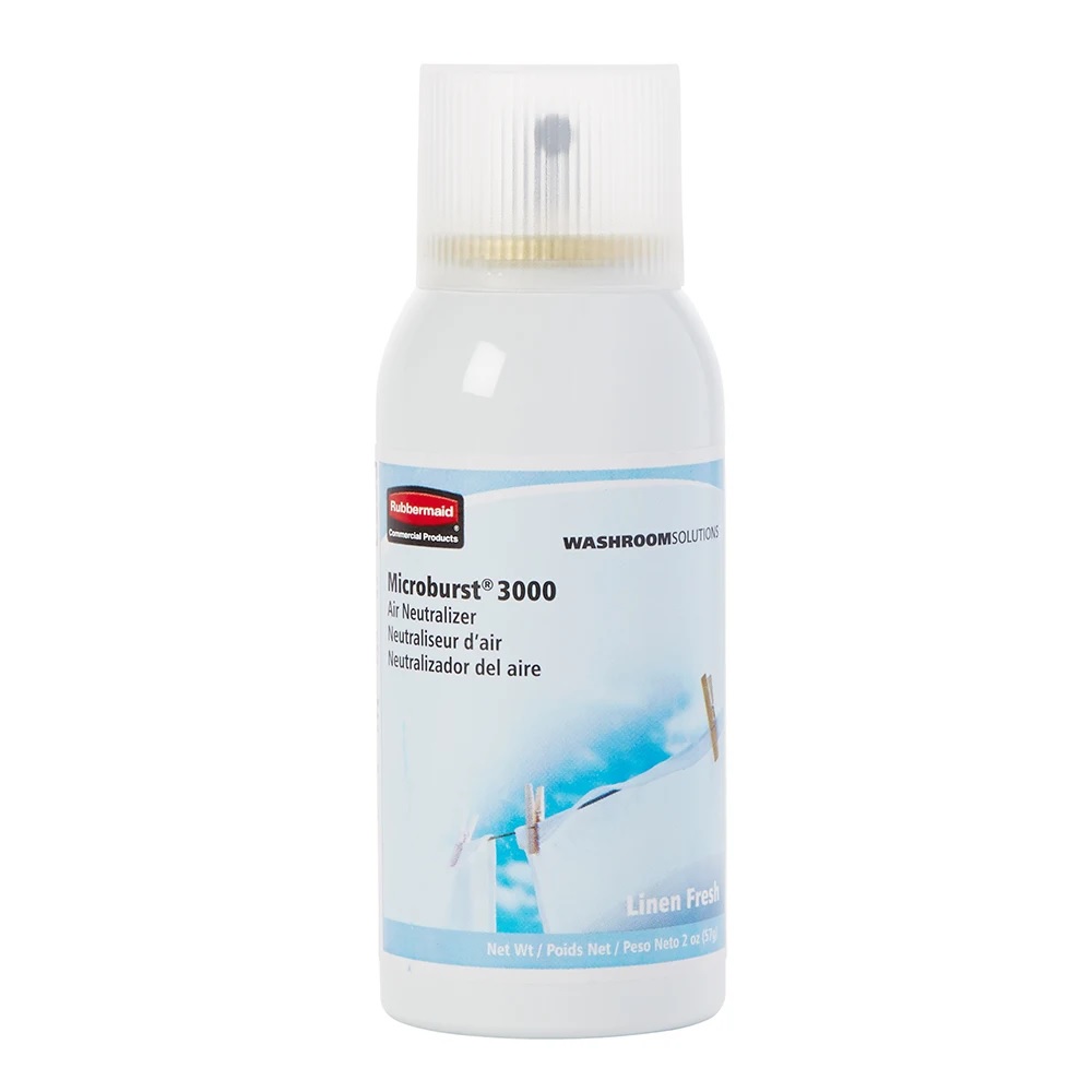 Microburst® 3000 Aerosol Air Neutralizer Refill - Linen Fresh, 2 oz, 12/Case