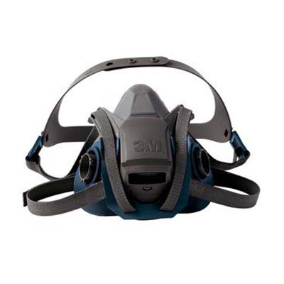 3M™ Rugged Comfort Quick Latch Half Facepiece Reusable Respirator, 10 masks