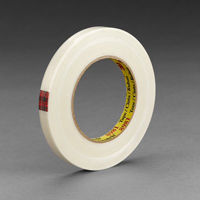 Scotch® 8981 Filament Tape, Clear, 48 mm x 55 m, 6.6 mil, 24 rolls