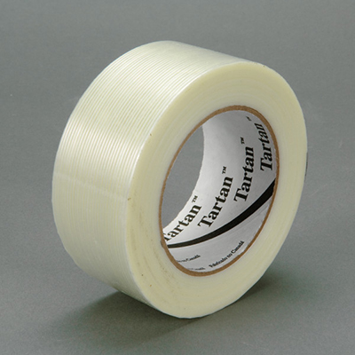 Tartan™ 8934 Filament Tape, Clear, 4 mil