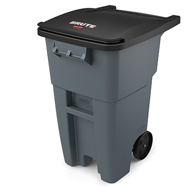 BRUTE® Standard Rollout Container - 50 gallon, Gray