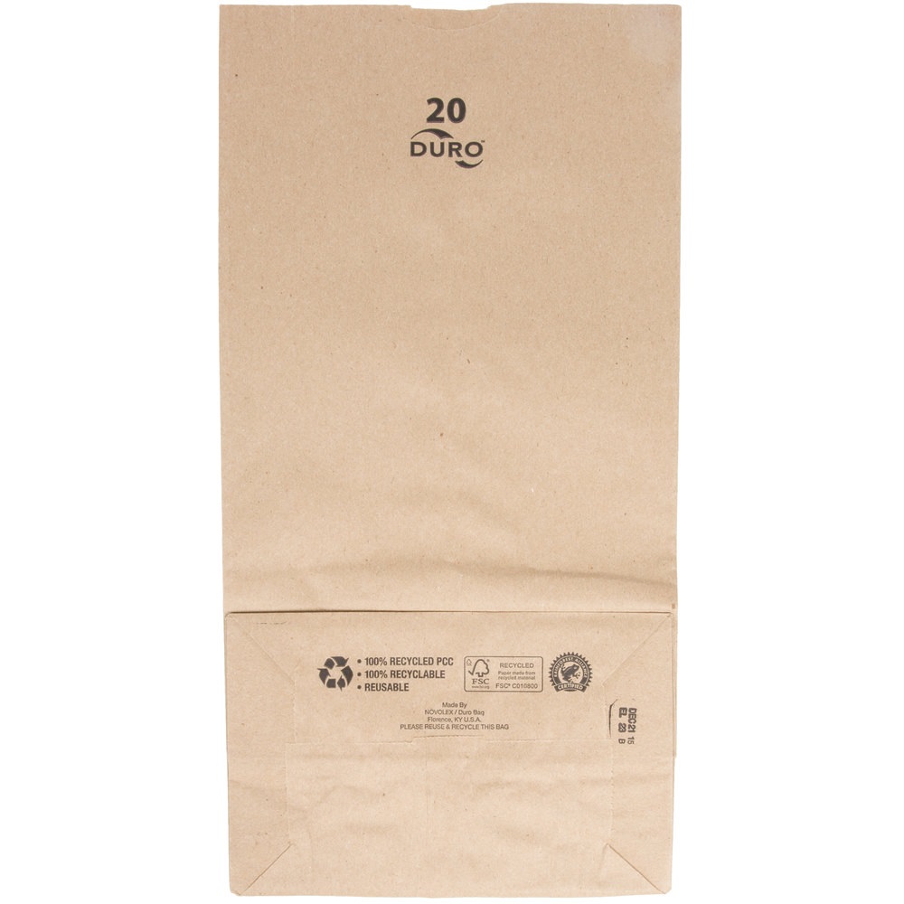 Details about   Grocery Paper Bags 500/BX 35 Lbs Capacity 6"W X 3.63"D X 11.06"H Kraft #6