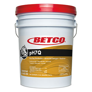 Betco pH7Q Disinfectant - 5 Gal. Pail