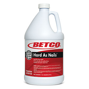Betco Hard As Nails Hard Film Floor Finish - 1 Gallon, 4/Case