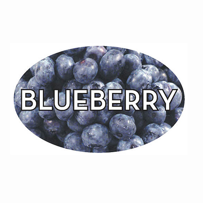 Blueberry Oval Label 13505 500/roll
