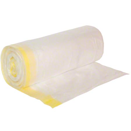 Yellow, Trash Bags & Can Liners, 55 Gallon, 36 x 56, 2 Mil LLDP, 100/Carton