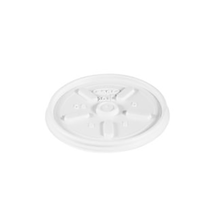 Dart® Vented Lid - 3.4in, White - M. Conley Company