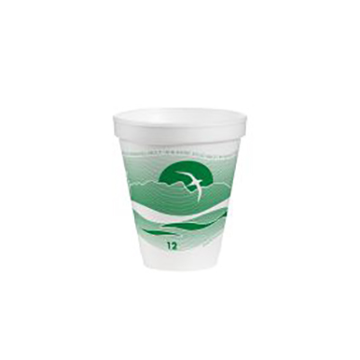 J Cup® Insulated Foam Cup - 12oz, Forest Green Horizon®