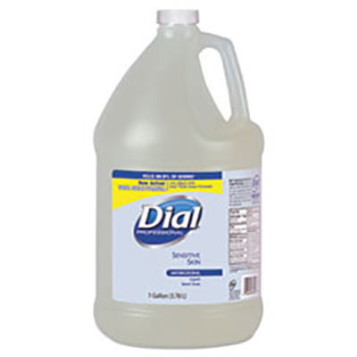 Dial 1 Gallon Antimicrobial Hand Soap for Sensitive Skin 4/case