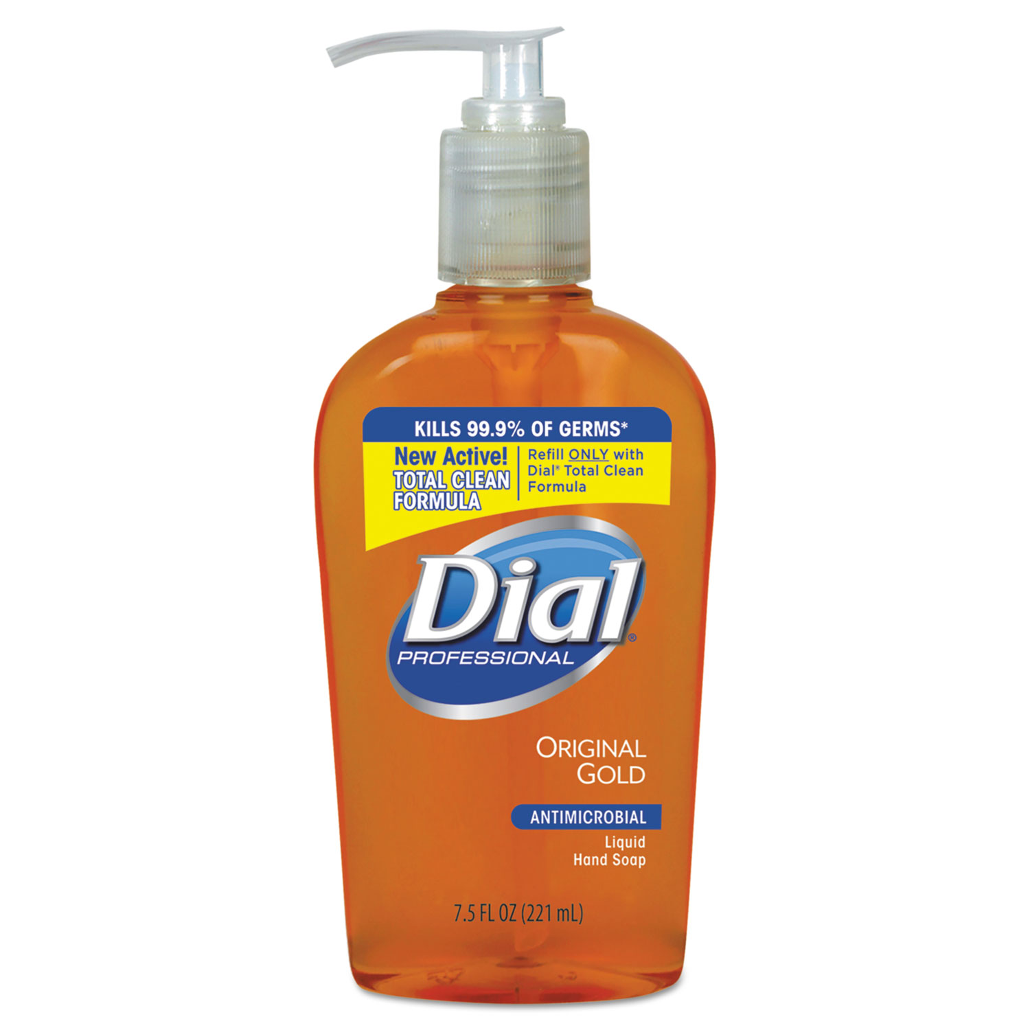 Dial Gold Antimicrobial Hand Soap - Floral Fragrance, 7.5 oz Pump Bottle, 12/Case