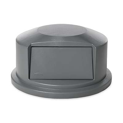 BRUTE® Round Container Dome Top Lid - 44 Gallon, Gray