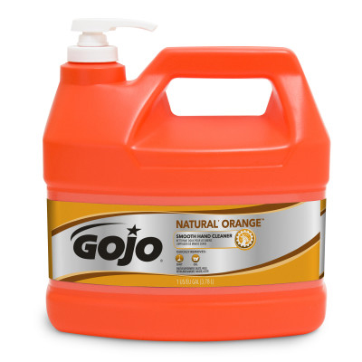 GOJO® NATURAL  ORANGE™ Smooth Hand Cleaner -1 Gallon Pump Bottle, 4/Case