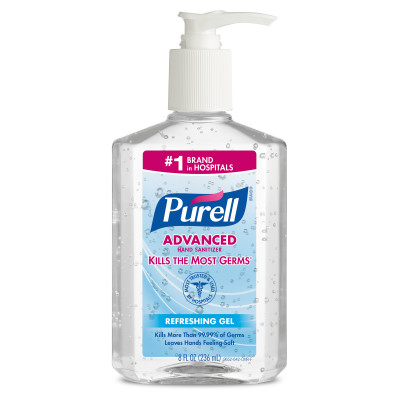 PURELL® Advanced Hand Sanitizer Gel - 8 oz, 12/Case