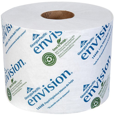 GP Envision® High Capacity Standard Bathroom Tissue - 1 Ply, 1500 Count, 48/Case