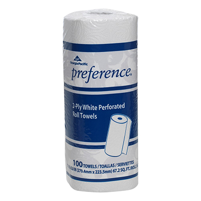 GP Preference® White Perforated Roll Towel - 11
