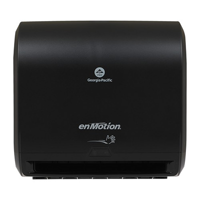 GP enMotion® Impulse® Automated Touchless Roll Paper Towel Dispenser - Black, 14.6