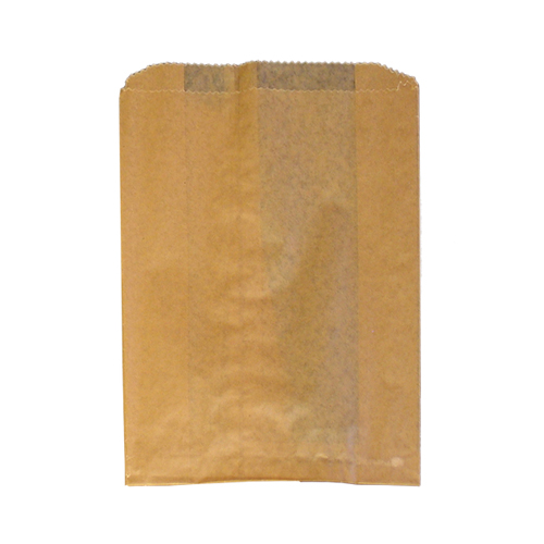 Waxed Napkin Receptacle Liners - Kraft Brown, 9.25" x 9.5" x 3.25", 250/Case