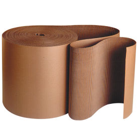 A-Flute Single Faced Corrugated Kraft Roll - 40" x 250'