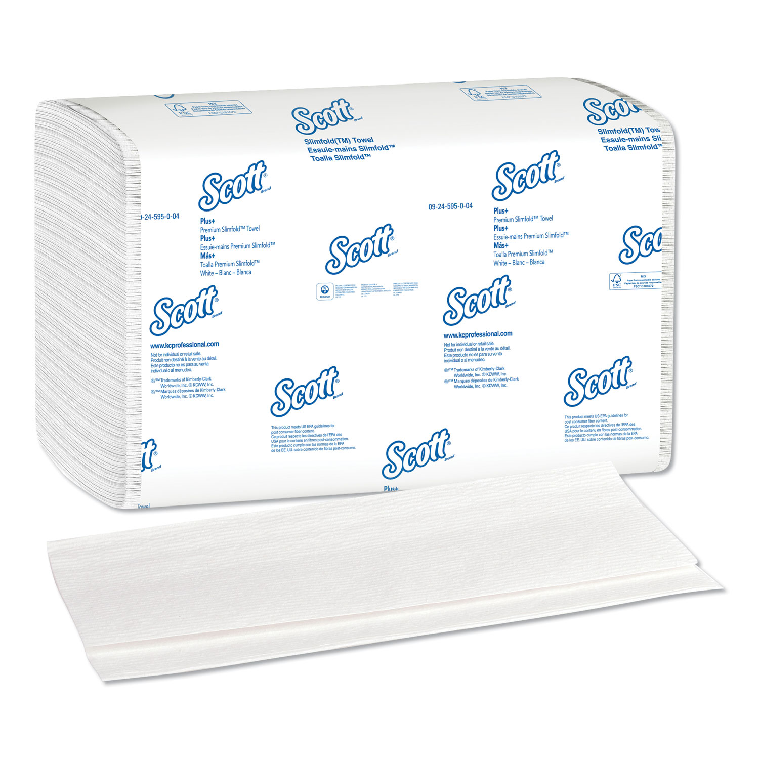 Scott Control Slimfold Towels - 7 1/2