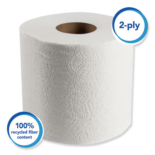 Scott® Essential™ Standard Roll Toilet Paper (SRB) - 2 Ply, 4.1 x 4, 473 Count, 80/Case