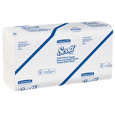 Scott® ScottFold  M Towels - 9.4 x 12.4, 175/Pack, 25/Case