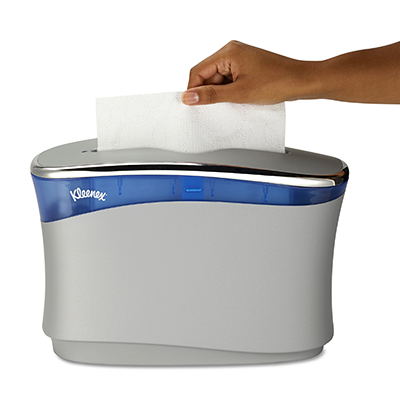 Kleenex® Reveal  Countertop System - Grey/Blue, 13.3 x 9.0 x 5.2