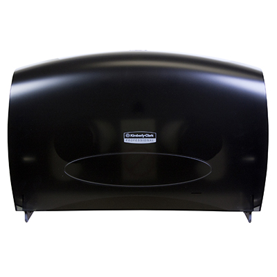 Scott® Essential™ Jumbo Roll Toilet Paper Dispenser - Black, 20.43” x 13.12” x 5.8”