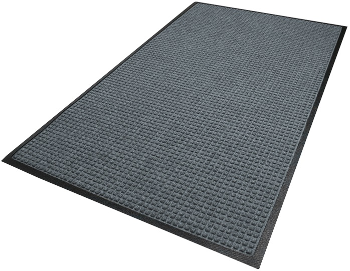 WaterHog Entrance Mat - Fashion Border, Charcoal Black, 4' x 10'