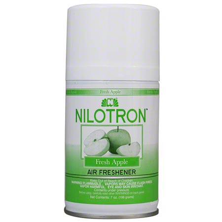 Nilodor Nilotron Aerosol Refill - Fresh Apple, 7 oz, 12/Case