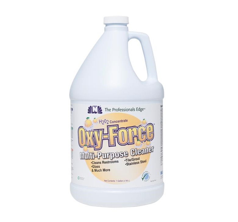 Nilodor Oxy-Force Hydrogen Peroxide Cleaner - 1 Gallon, 4/Case