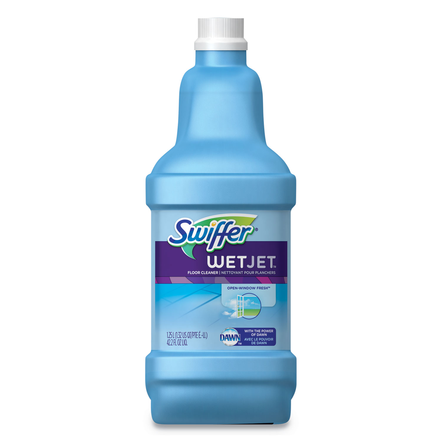 Swiffer WetJet System Cleaning-Solution Refill - Fresh Scent, 1.25 L, 4/Case