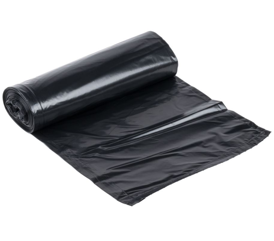 Phenom™ LLDP Recycled Can Liners - 40 x 46, 40 - 45 gallons, 1.25mil, Black