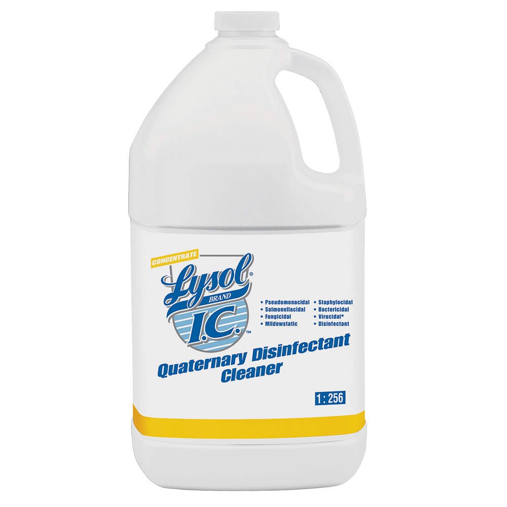 Lysol IC Quaternary Disinfectant Cleaner Concentrate Gallon Bottle - 4/Cs