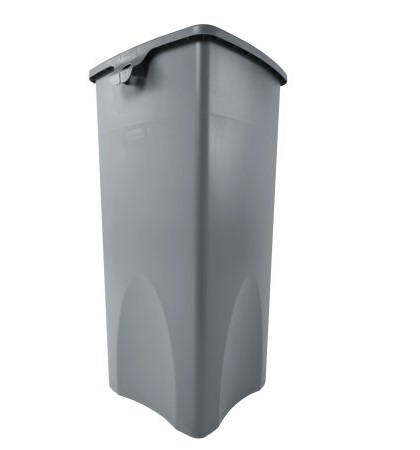 Untouchable® 23 Gal Square Gray Container