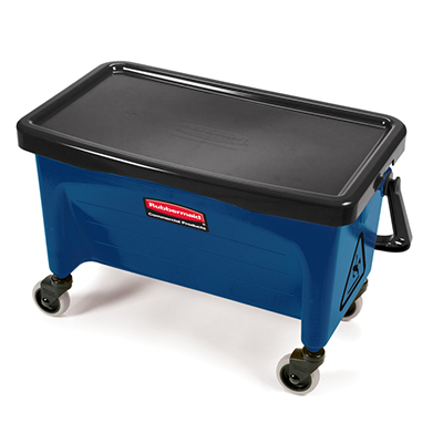 Rubbermaid® Microfiber Finish Bucket with Wringer - Blue