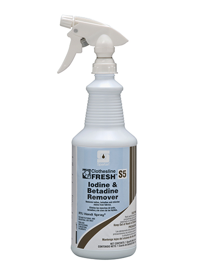 Clothesline Fresh® Iodine & Betadine Remover S5 12 quart/case