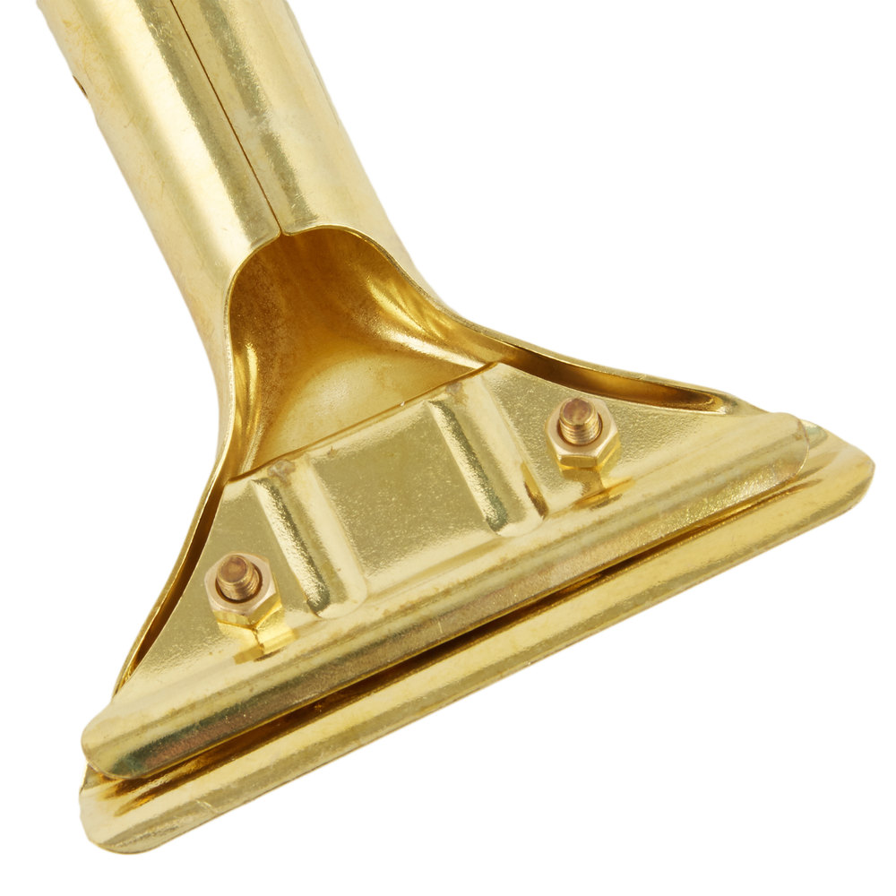 GoldenClip® Brass Squeegee Handle - 10/Case