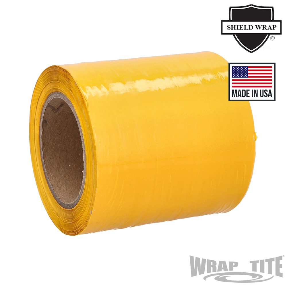 5" x 1000' 80 gauge Narrow Banding Yellow 12/case